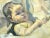 Impressionist Impressionist "Early Riser" Oil Portrait of a Baby 1920 For Sale - Image 3 of 6