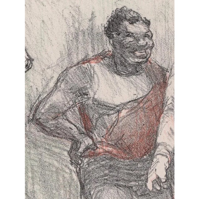 Late 19th Century Henri Gabriel Ibels, Wrestlers from Les Maîtres de L'Affiche, 1898, Original Lithograph For Sale - Image 5 of 12