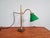 Conical Desk Lamp in Bronze and Green Opaline Glass, 1920s For Sale - Image 9 of 18