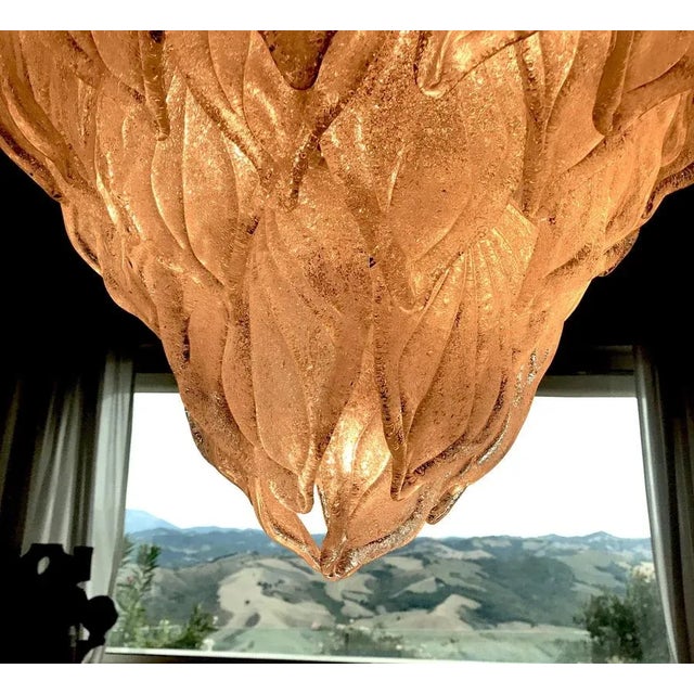 Italian Modern Murano Glass Polar Chandeliers, 1970s, Set of 2 For Sale - Image 18 of 18