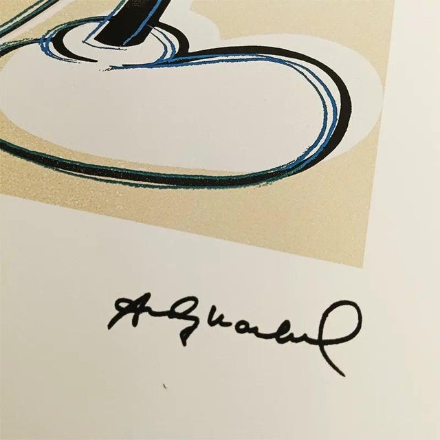Mid-Century Modern After Andy Warhol, Mickey Mouse, Limited Series Lithograph, 1980s For Sale - Image 3 of 10
