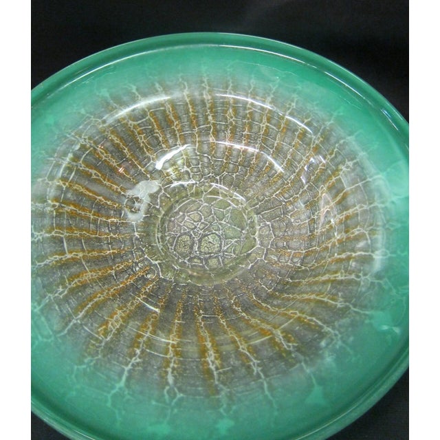 Early 20th Century Early 20th Century IKORA Art Glass Bowl by WMF For Sale - Image 5 of 9