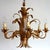 Gilded Metal 6-Light Chandelier by Hans Kögl, 1970s For Sale - Image 14 of 14