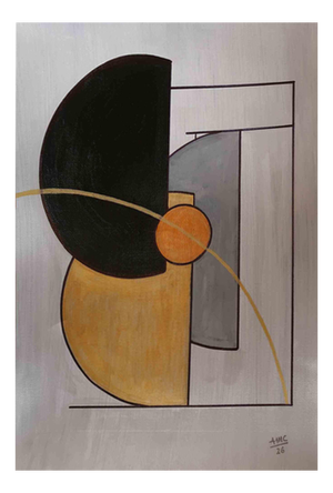 Anna Maria Caboni, Geometry 2, Acrylic Painting, 2026
