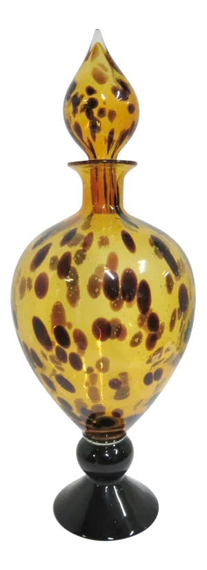 Mid 20th Century Murano Glass Oil Spot Decanter