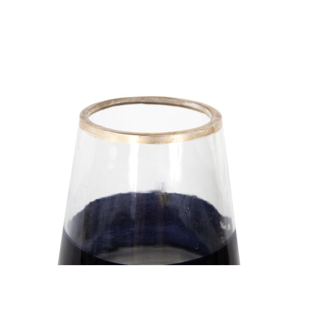 Contemporary Vector Glass Torpedo Vase- Tall For Sale - Image 3 of 6