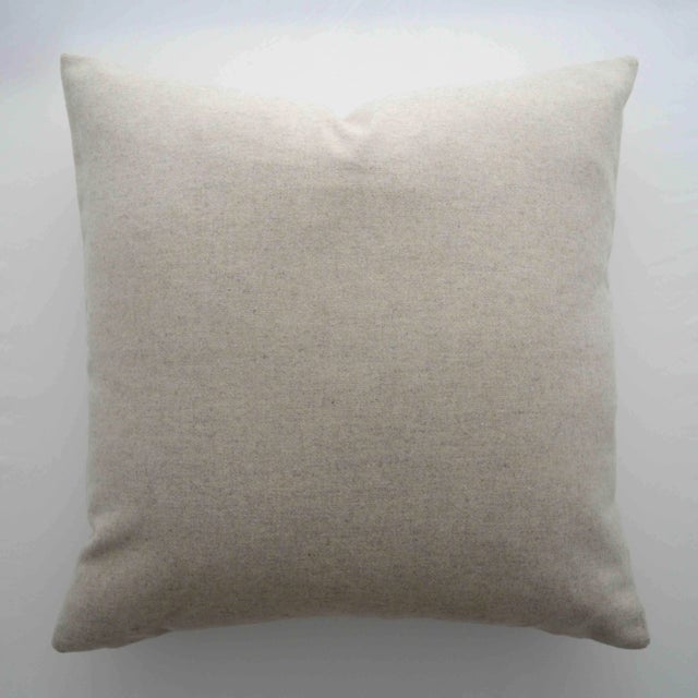 FirmaMenta Italian Cream Sustainable Wool Pillow For Sale In San Francisco - Image 6 of 6