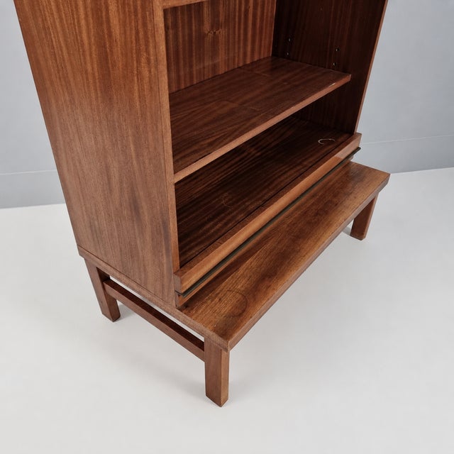Vintage Bookcase in Beech, 1970s For Sale - Image 9 of 10