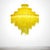 Yellow Resin Chandelier by Jacopo Foggini For Sale - Image 4 of 7