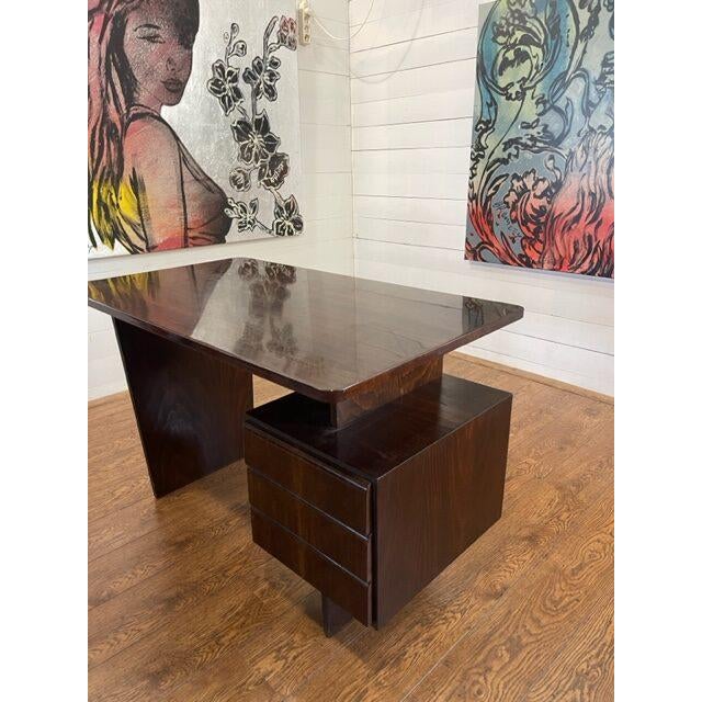 Writing Desk by Bohumil Landsman for Jitona For Sale - Image 6 of 7