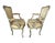 Wood 19th Century French Louis XV Style Rococo Fauteuil Armchairs For Sale - Image 7 of 11