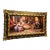 Romantic French Rococo Wall Art With Gilded Gold Leaf Frame – Victorian Salon Scene For Sale