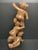 Wood Vintage Carved Solid Wood Three Acrobatic Teddy Bear Sculpture For Sale - Image 7 of 11
