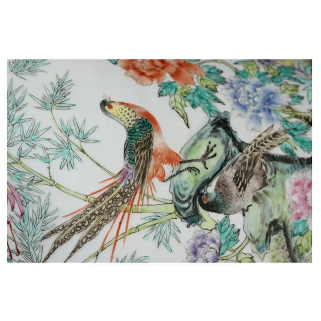 Antique Chinese Porcelain Famille Rose Coral Ground Vase For Sale In New York - Image 6 of 9