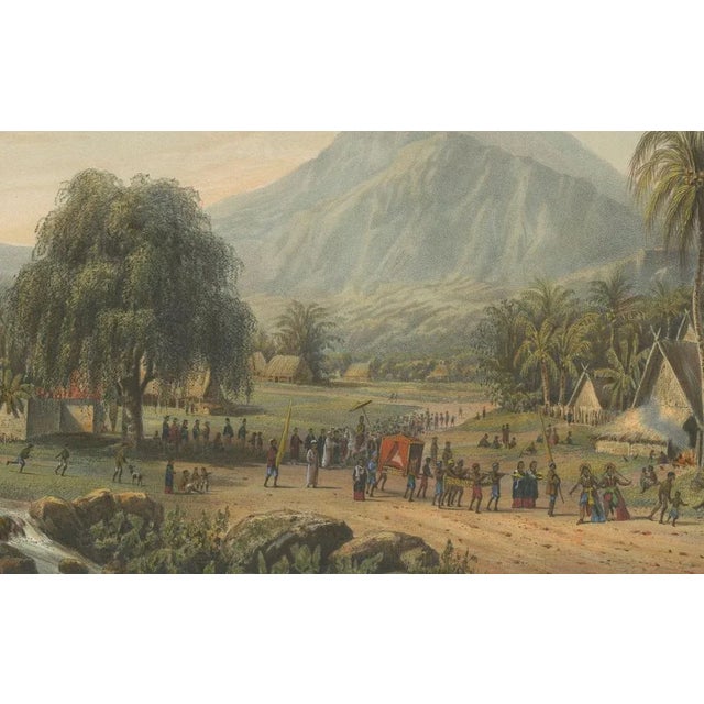 J.C. Greive Jr., Wedding Procession in the Salak Valley, 1872, Lithograph on Paper For Sale - Image 3 of 10