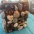 Sand Coastal Grotto Style Shell-Covered Tissue Box Cover For Sale - Image 8 of 12