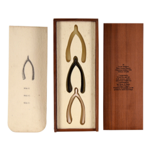 III (Wish #1, Wish #2, Wish #3) Set of 3 Wishbones - Peter Norton Christmas Gift by Lorna Simpson