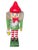 Green Kwo Em Merck Collection Elf Santa Helper Old World Christmas Nutcracker For Sale - Image 8 of 9