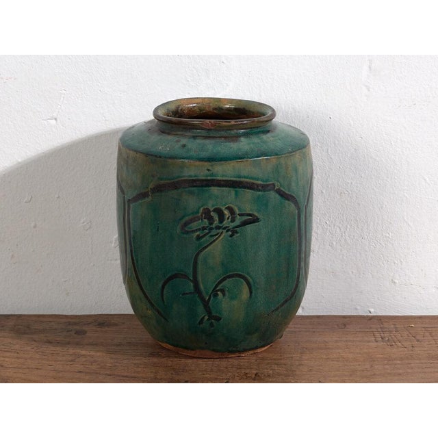 Antique Chinese Ceramic Vase For Sale - Image 5 of 8