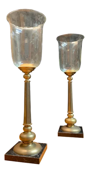 1990s Chapman Classic Candle Torchieres - a Pair
