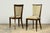 1930s Set of 8 French Art Deco Walnut Dining Chairs in Sprout Green, 1930s For Sale - Image 5 of 18
