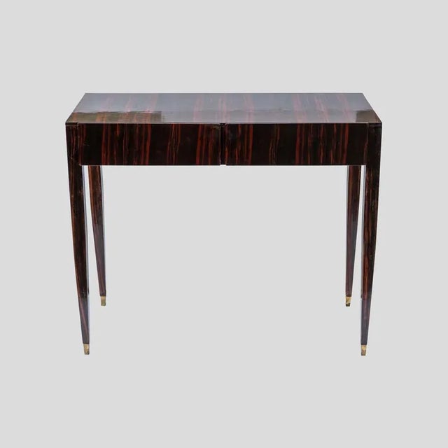 Wood Vintage Vanity Table by Gio Ponti, 1960s For Sale - Image 7 of 8