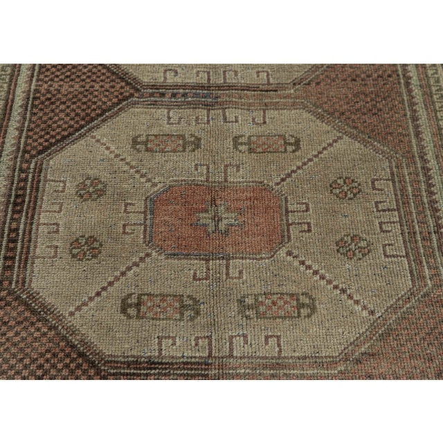 Turkish Vintage Rug 3'7" x 6'7" #20721 For Sale - Image 4 of 8
