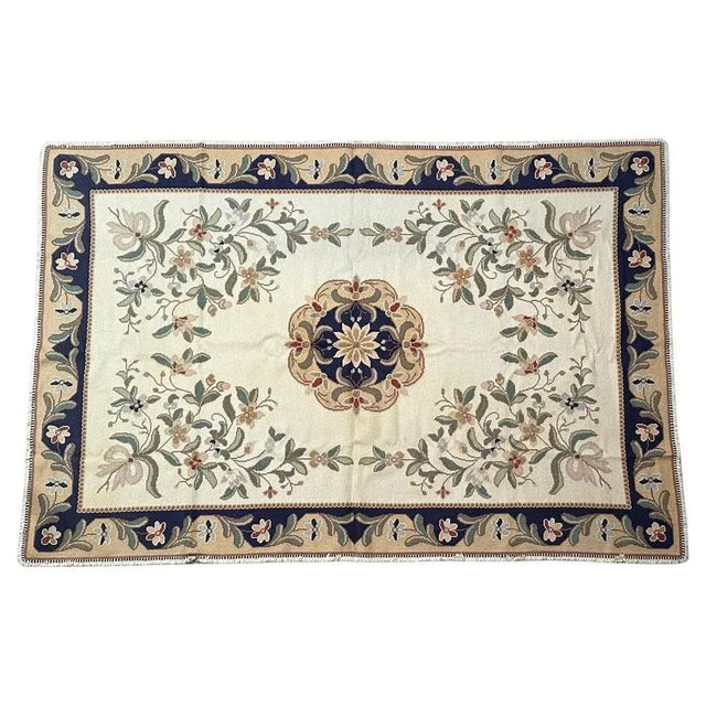 20th Century Portuguese Rug Arraiolos For Sale - Image 5 of 5