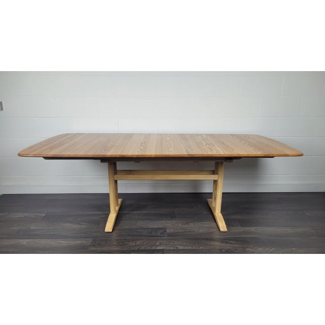 Burford Grand Double Extendable Dining Table from Ercol, 1990s For Sale - Image 3 of 18
