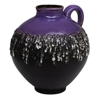 20th Century German Fat Lava Ceramic Jug For Sale