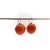1900 - 1909 1900-1909 Pre-Revolutionary 14k Gold Coral Earrings, A Pair For Sale - Image 5 of 11