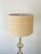 Mid-Century Modern Vintage 1970s Karl Springer Style Acrylic & Brass Fax Bamboo Floor Lamp For Sale - Image 3 of 6