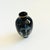 Postmodern Vintage Blue Iris Ceramic Bud Vase by Otagiri, Japan For Sale - Image 3 of 8