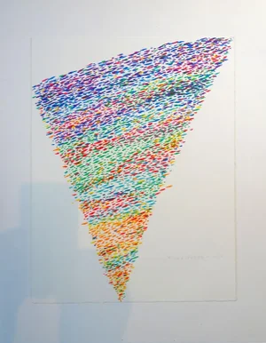 Wir Wurchsten Ein Gutes Neues Jahr - 1970s - Piero Dorazio - Lithograph 1976