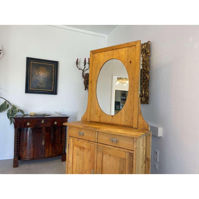Art Nouveau Sideboard with Mirror For Sale - Image 17 of 18