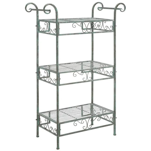 Noreen 3 Tier Shelf - Antique Dark Green For Sale - Image 10 of 10