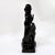 Seymour Mann 1982 Erté Style Art Deco Gloss Black Statue Woman Walking Dog by Seymour Mann For Sale - Image 4 of 9
