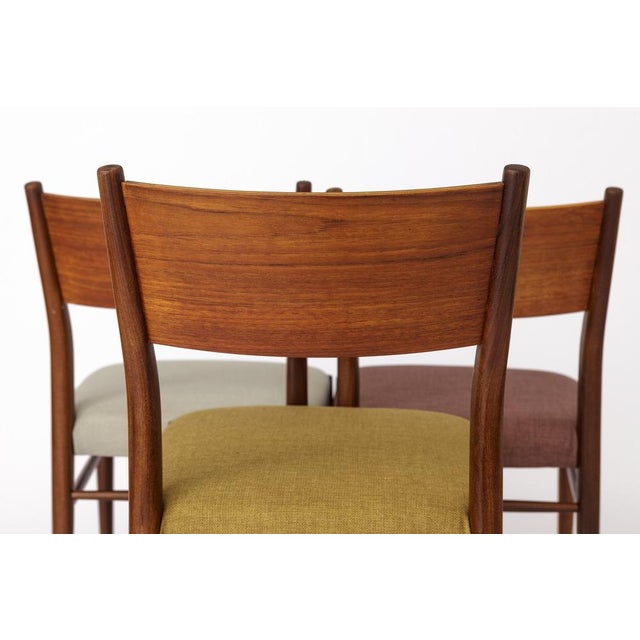 Vintage German Chairs from Lübke, 1960s, Set of 5 For Sale - Image 9 of 10