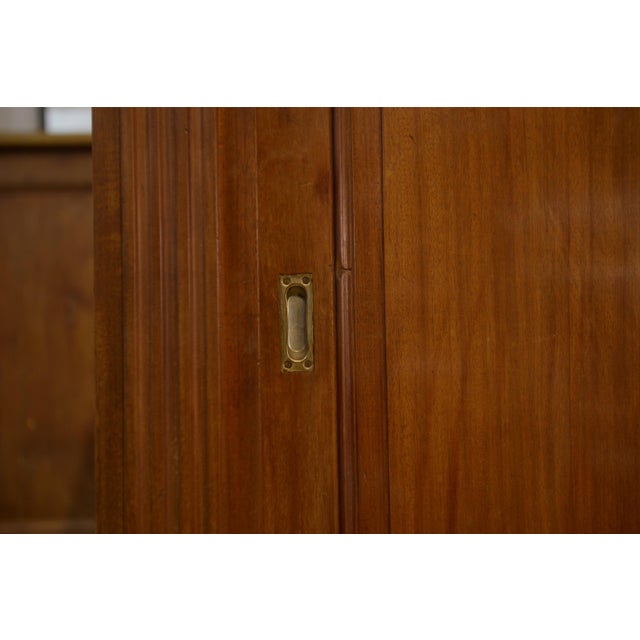 Wooden Workshop Cabinet with 3 Sliding Doors, 1920s For Sale - Image 14 of 15