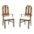 Broyhill Premier Mid 20th Century Oak Brutalist Style Dining Armchairs - Pair For Sale