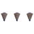 Art Deco Wall Lights from CS Arte, Florence, Italy, 1970s, Set of 3 For Sale - Image 11 of 11