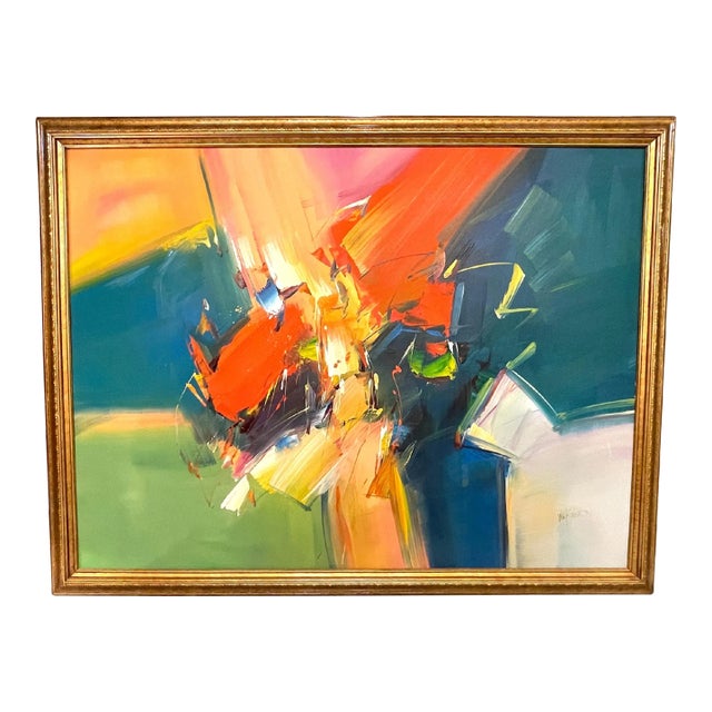 Untitled, Large Abstract by Mandy Wilkinson, British B. 1970 For Sale