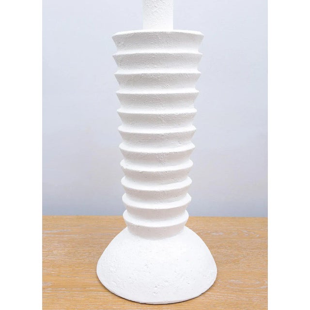 Bespoke Plaster Luc Lamps - a Pair For Sale In New York - Image 6 of 10