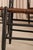 American Set of 6 Antique Shaker Ladder Back Dining Chairs | Ebonized Wood, Hand-Woven Rush Seats For Sale - Image 3 of 14