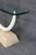 Brass Maison Jansen Attributed Travertine Brass & Glass Tusk Style Console Table For Sale - Image 8 of 10