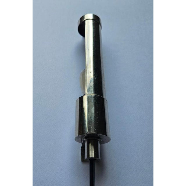 Art Deco Bauhaus Chrome Wall Lamp, Germany, 1940s For Sale - Image 11 of 12