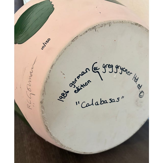 Ceramic Late 20th Century "Calabasas" 17.5" Large Ceramic Pot by Navajo Artist R C Gorman For Sale - Image 7 of 14