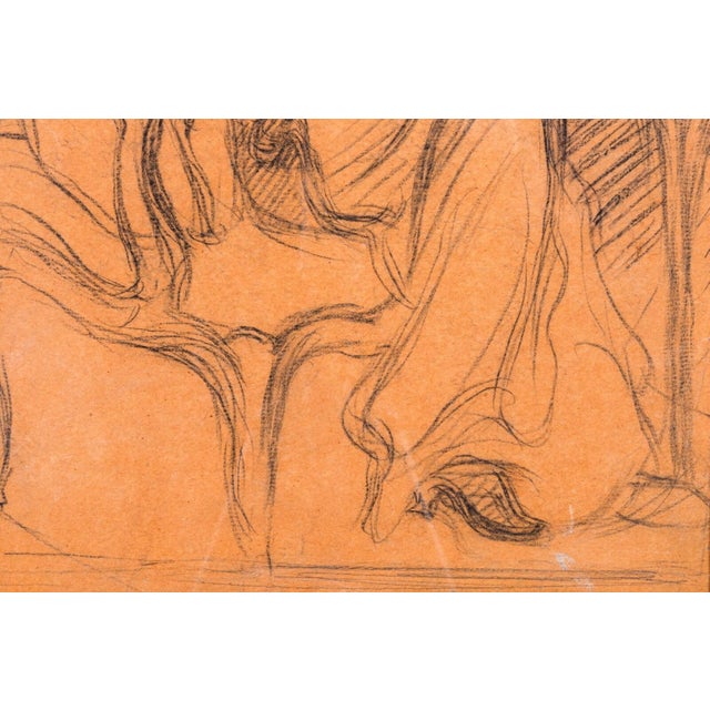 Pierre-Auguste Renoir Madame De Galéa Signed Original Sketch Graphite on Paper For Sale - Image 9 of 13