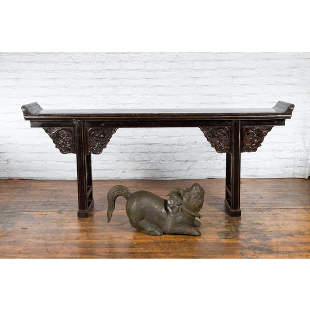 Mid 19th Century Mid 19th Century Celebes Island Hand-Tooled Temple Monster Sculpture For Sale - Image 5 of 13