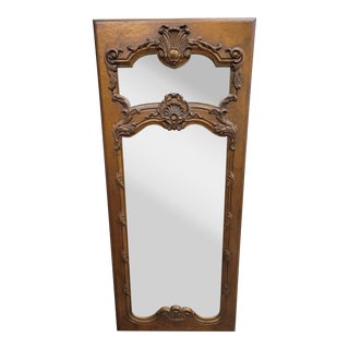 1950s Elegant French Rococo-Style Wall Mirror For Sale